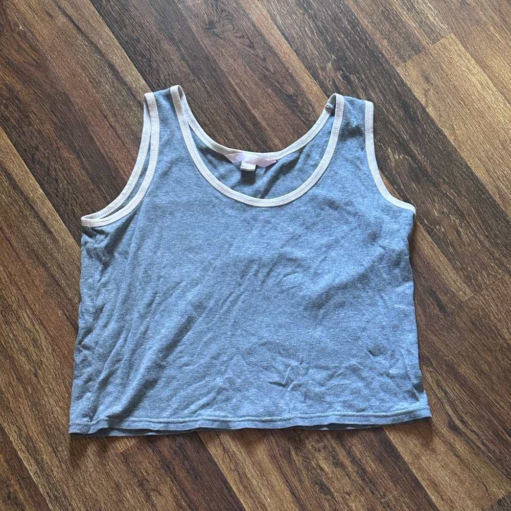 Y2K Victoria’s Secret Cropped Pajama Top Chunky Straps Size Medium